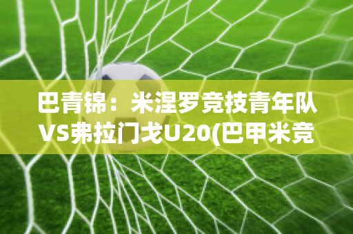 巴青锦：米涅罗竞技青年队VS弗拉门戈U20(巴甲米竞技vs弗拉门戈)