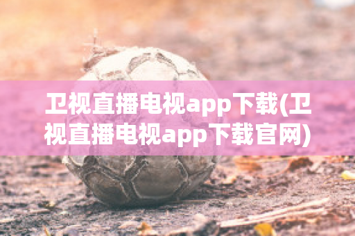 卫视直播电视app下载(卫视直播电视app下载官网)