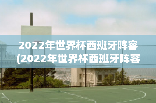 2022年世界杯西班牙阵容(2022年世界杯西班牙阵容有几个人得到世界大赛冠军)