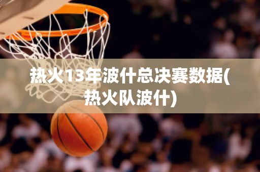 热火13年波什总决赛数据(热火队波什)