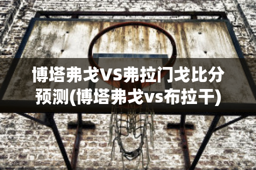 博塔弗戈VS弗拉门戈比分预测(博塔弗戈vs布拉干)