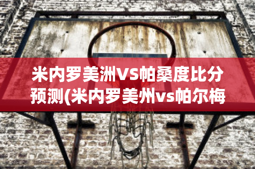 米内罗美洲VS帕桑度比分预测(米内罗美州vs帕尔梅拉斯)