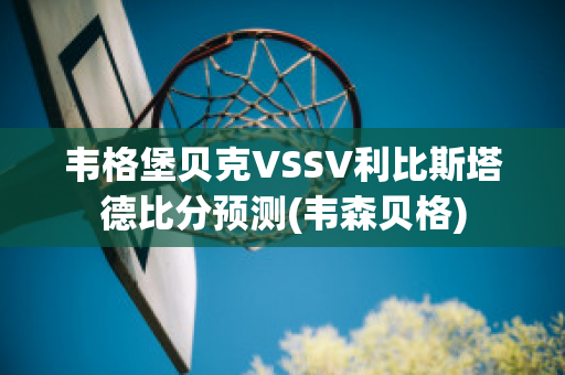 韦格堡贝克VSSV利比斯塔德比分预测(韦森贝格)