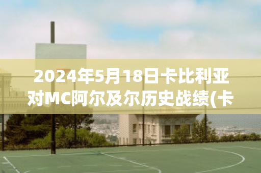 2024年5月18日卡比利亚对MC阿尔及尔历史战绩(卡比利亚足球俱乐部)