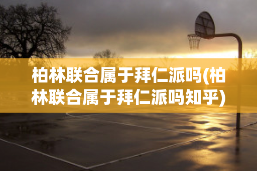 柏林联合属于拜仁派吗(柏林联合属于拜仁派吗知乎)