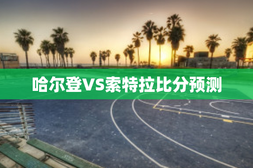 哈尔登VS索特拉比分预测