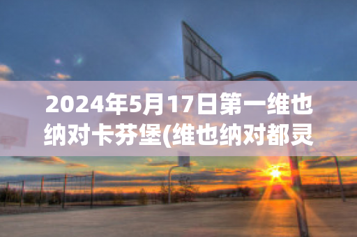 2024年5月17日第一维也纳对卡芬堡(维也纳对都灵)