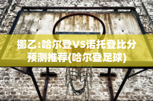 挪乙:哈尔登VS诺托登比分预测推荐(哈尔登足球)