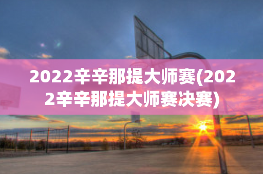 2022辛辛那提大师赛(2022辛辛那提大师赛决赛)