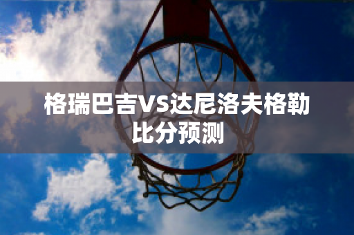 格瑞巴吉VS达尼洛夫格勒比分预测