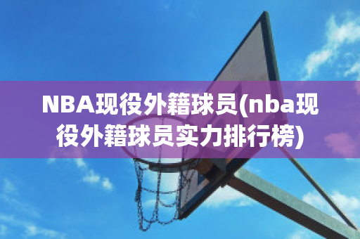 NBA现役外籍球员(nba现役外籍球员实力排行榜)