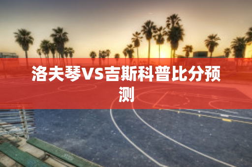 洛夫琴VS吉斯科普比分预测