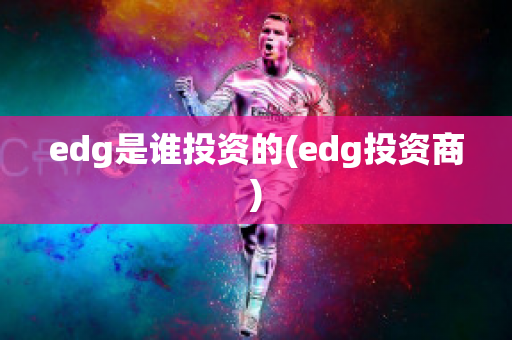 edg是谁投资的(edg投资商)