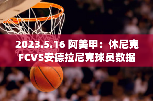 2023.5.16 阿美甲：休尼克FCVS安德拉尼克球员数据(尼克休姆)