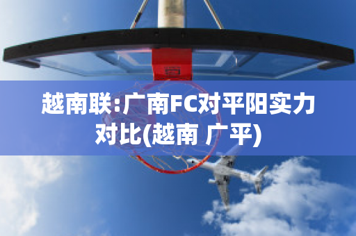 越南联:广南FC对平阳实力对比(越南 广平)