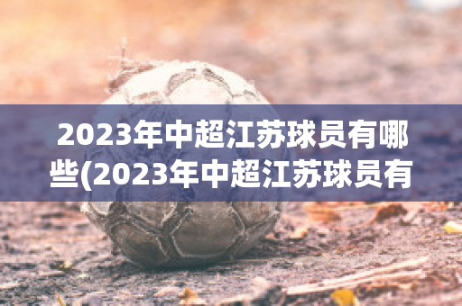 2023年中超江苏球员有哪些(2023年中超江苏球员有哪些球队)