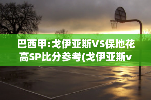 巴西甲:戈伊亚斯VS保地花高SP比分参考(戈伊亚斯vs巴拉纳竞技)