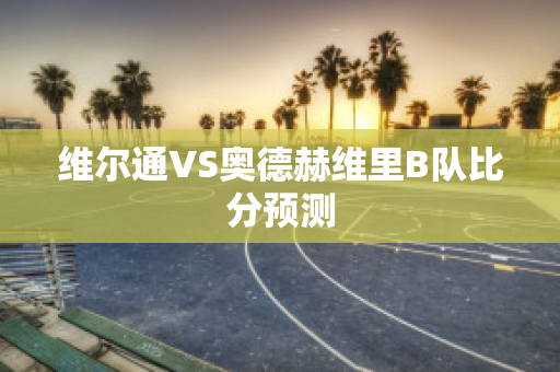 维尔通VS奥德赫维里B队比分预测