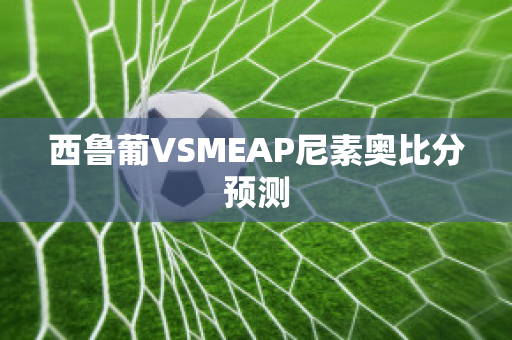 西鲁葡VSMEAP尼素奥比分预测