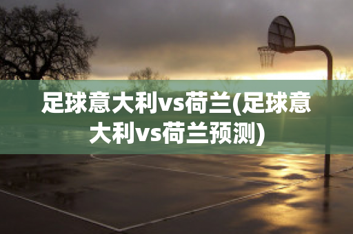 足球意大利vs荷兰(足球意大利vs荷兰预测)