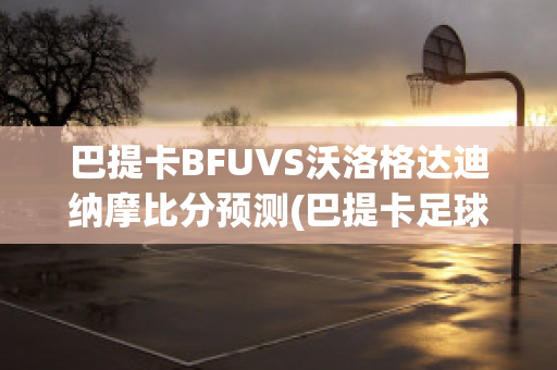 巴提卡BFUVS沃洛格达迪纳摩比分预测(巴提卡足球俱乐部)