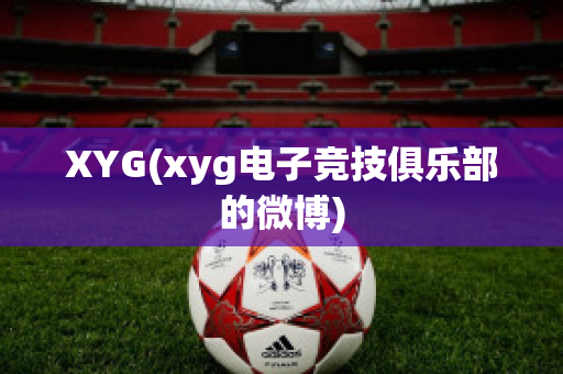 XYG(xyg电子竞技俱乐部的微博)