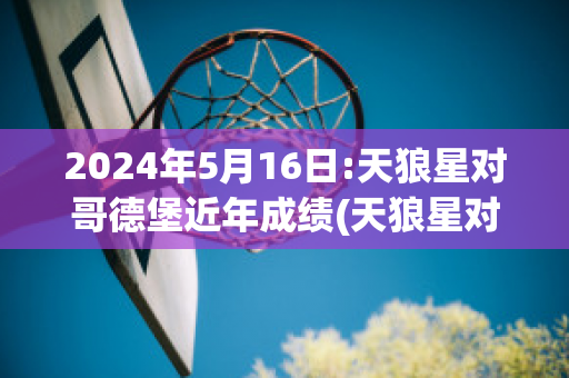 2024年5月16日:天狼星对哥德堡近年成绩(天狼星对迪格)