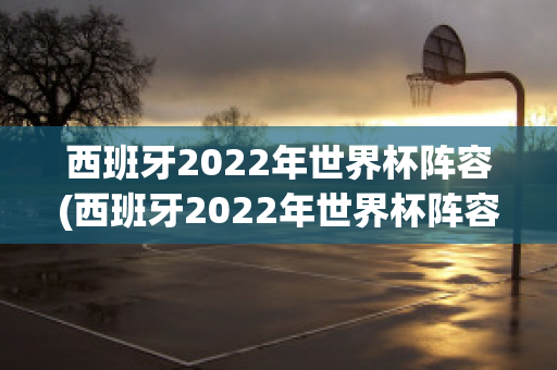 西班牙2022年世界杯阵容(西班牙2022年世界杯阵容表)