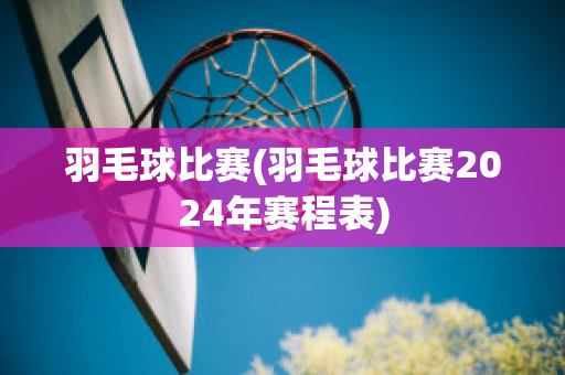 羽毛球比赛(羽毛球比赛2024年赛程表)