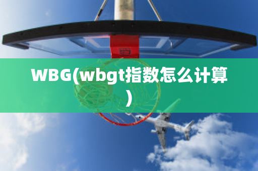 WBG(wbgt指数怎么计算)