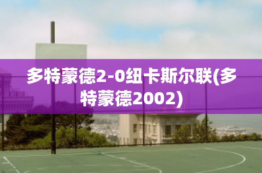 多特蒙德2-0纽卡斯尔联(多特蒙德2002)