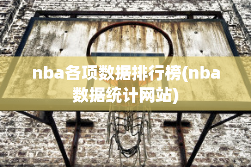 nba各项数据排行榜(nba数据统计网站)