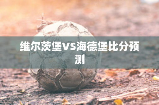 维尔茨堡VS海德堡比分预测