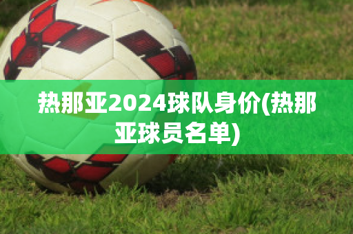 热那亚2024球队身价(热那亚球员名单)