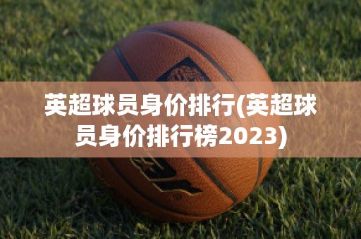 英超球员身价排行(英超球员身价排行榜2023)