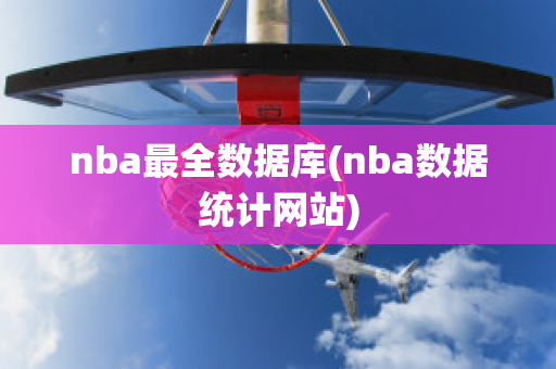 nba最全数据库(nba数据统计网站)