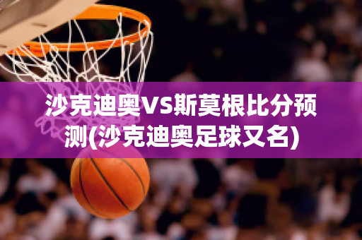 沙克迪奥VS斯莫根比分预测(沙克迪奥足球又名)