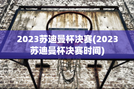 2023苏迪曼杯决赛(2023苏迪曼杯决赛时间)