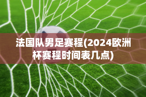 法国队男足赛程(2024欧洲杯赛程时间表几点)