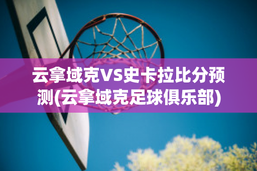 云拿域克VS史卡拉比分预测(云拿域克足球俱乐部)