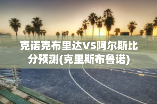 克诺克布里达VS阿尔斯比分预测(克里斯布鲁诺)