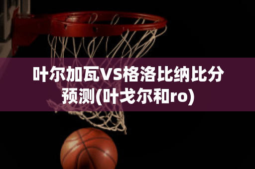 叶尔加瓦VS格洛比纳比分预测(叶戈尔和ro)