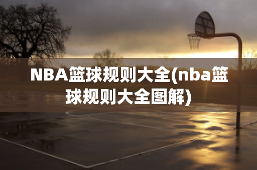 NBA篮球规则大全(nba篮球规则大全图解)