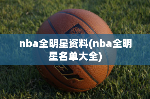 nba全明星资料(nba全明星名单大全)