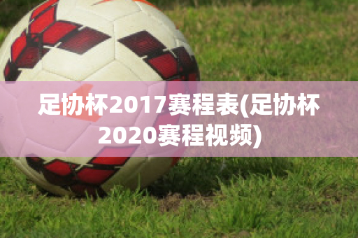 足协杯2017赛程表(足协杯2020赛程视频)