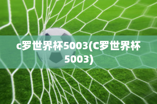 c罗世界杯5003(C罗世界杯5003)