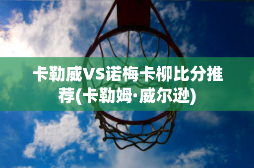 卡勒威VS诺梅卡柳比分推荐(卡勒姆·威尔逊)