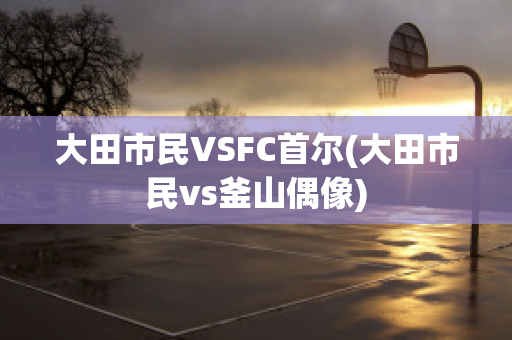 大田市民VSFC首尔(大田市民vs釜山偶像)