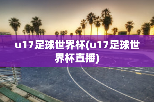 u17足球世界杯(u17足球世界杯直播)