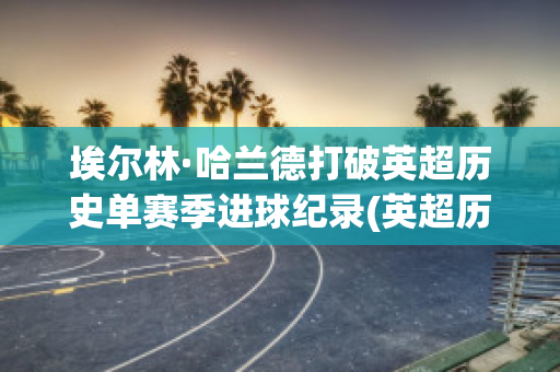 埃尔林·哈兰德打破英超历史单赛季进球纪录(英超历史进球效率榜)